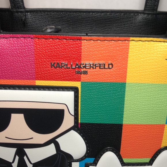 KARL LAGERFELD Colorful Tote Bag NWT